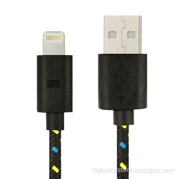 Nylon Netting Style USB Data Transfer/Charge Cable